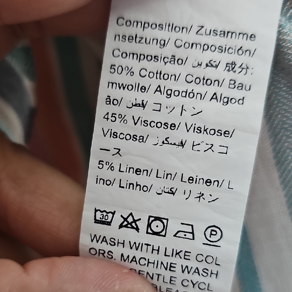 Emery Rose triped Multicolor Women's Blouse Size XL - Picture 3 of 7